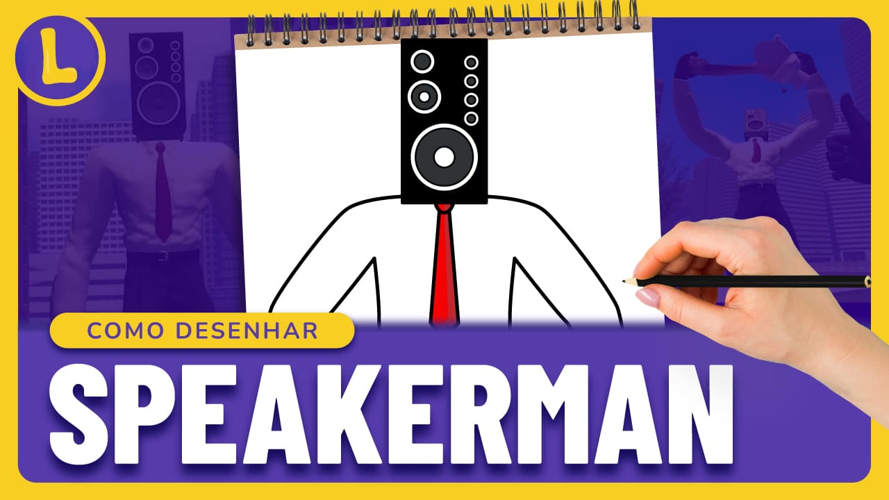 Como DESENHAR o BIG SPEAKERMAN do SKIBIDI TOILET
 (PASSO A PASSO)