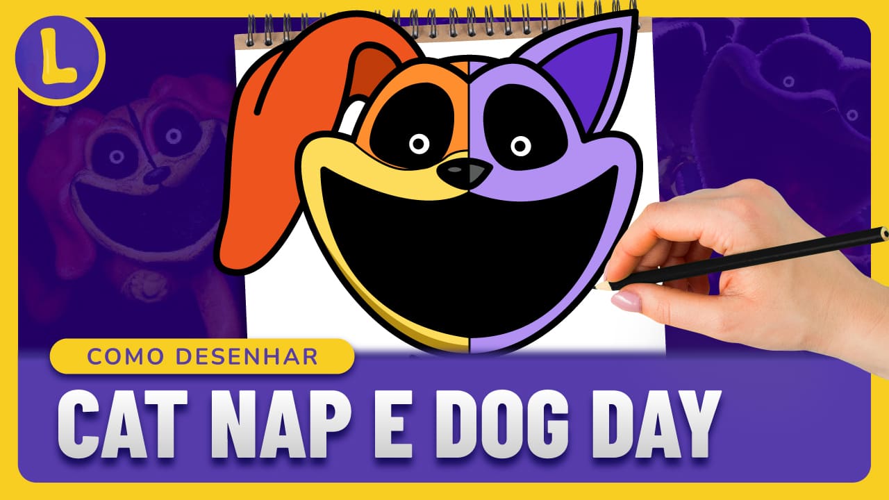 Como DESENHAR o CATNAP E O DOGDAY do POPPY PLAYTIME (PASSO A PASSO)