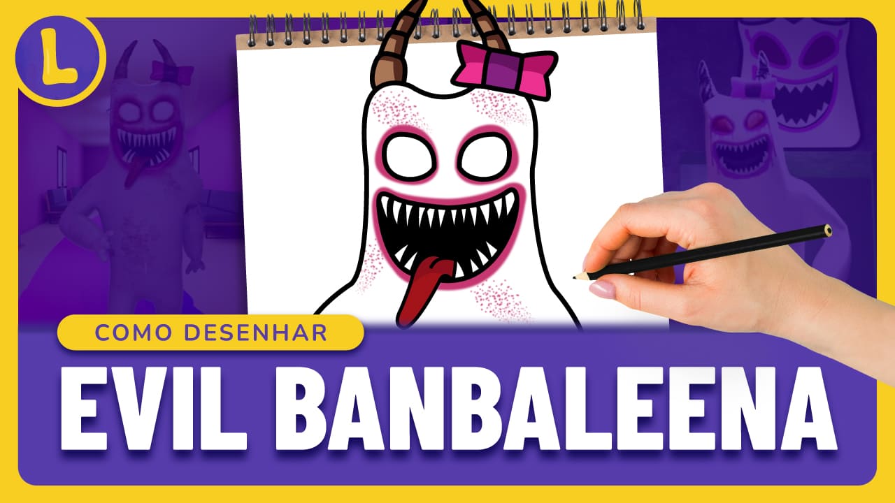 Como DESENHAR a EVIL BANBALEENA do GARTEN OF BANBAN (PASSO A PASSO)