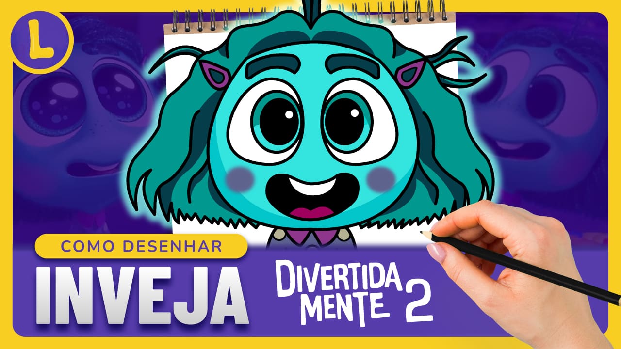Como DESENHAR a INVEJA de DIVERTIDAMENTE 2 (PASSO A PASSO)