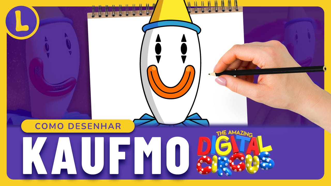 Como DESENHAR o KAUFMO do THE AMAZING DIGITAL CIRCUS (PASSO A PASSO)
