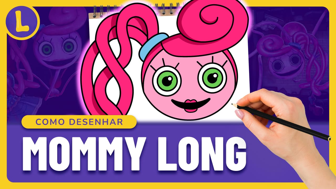 Como DESENHAR a MOMMY LONG LEGS do POPPY PLAYTIME (PASSO A PASSO)