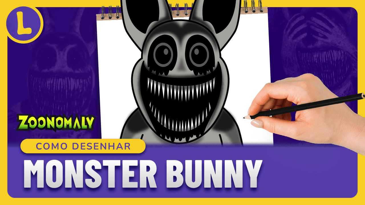 Como DESENHAR o MONSTER BUNNY do GARTEN OF BANBAN (PASSO A PASSO)