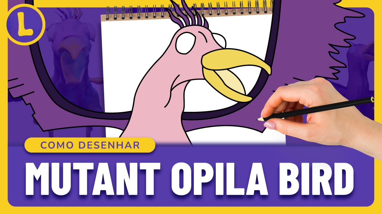 Como DESENHAR a MUTANT OPILA BIRD do GARTEN OF BANBAN (PASSO A PASSO)
