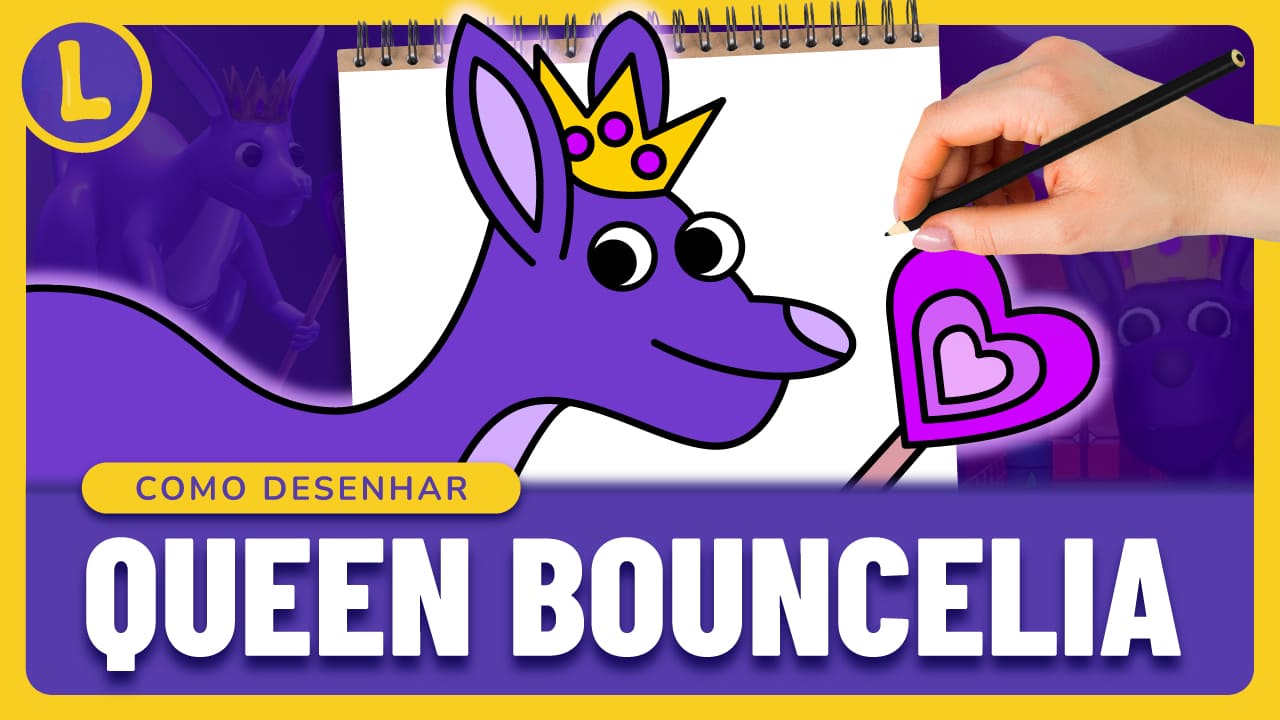 Como DESENHAR a QUEEN BOUNCELIA do GARTEN OF BANBAN (PASSO A PASSO)