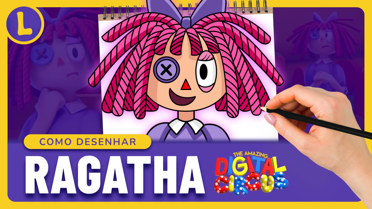 Como DESENHAR a RAGATHA do THE AMAZING DIGITAL CIRCUS (PASSO A PASSO)