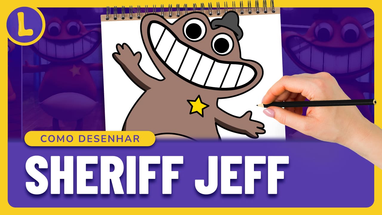 Como DESENHAR o SHERIFF JEFF do GARTEN OF BANBAN (PASSO A PASSO)
