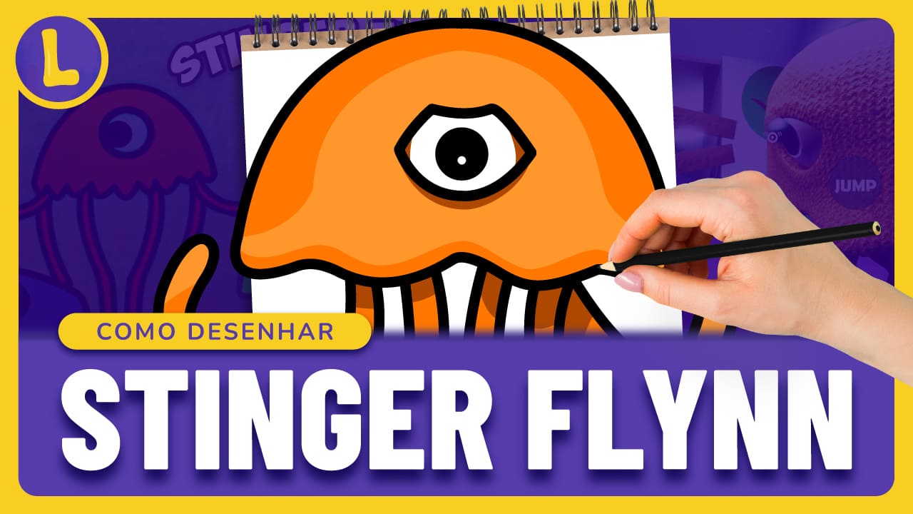 Como DESENHAR o STINGER FLYNN do GARTEN OF BANBAN (PASSO A PASSO)