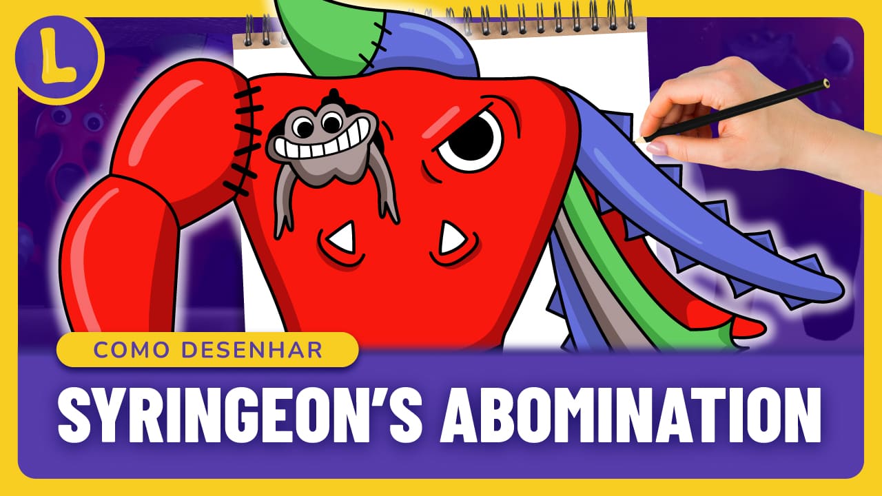 Como DESENHAR o SYRINGEON'S ABOMINATION do GARTEN OF BANBAN (PASSO A PASSO)