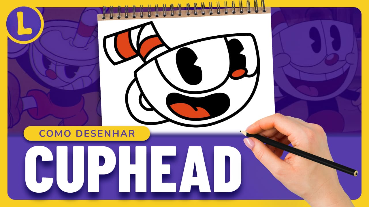 Como DESENHAR o XICRINHO do CUPHEAD (PASSO A PASSO)